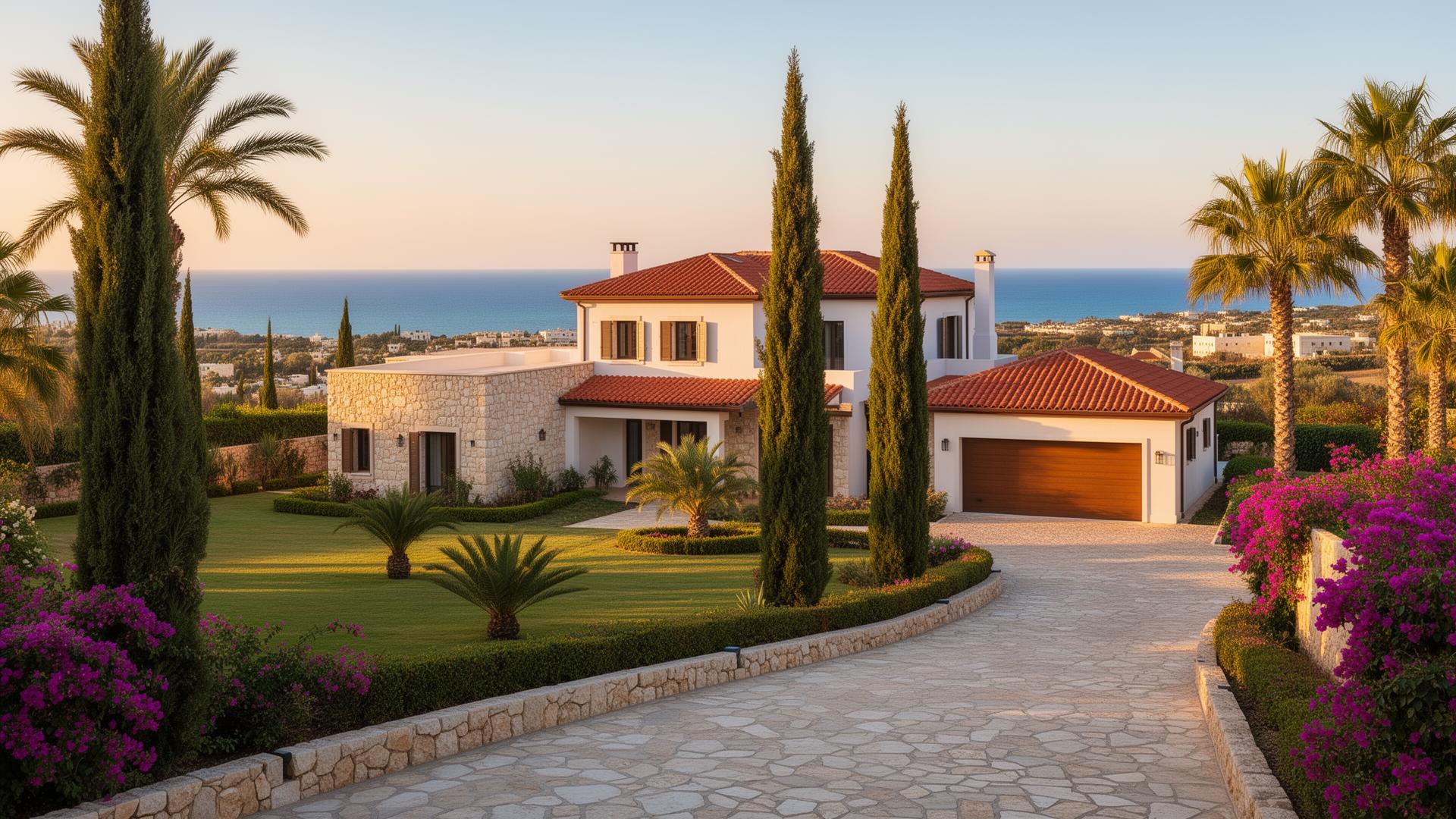 Bustan HaGalil — character of neighboring homes Elegant private Mediterranean villa in the Bustan HaGalil neighborhood, Western Galilee